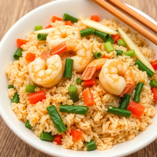 Garnalen fried-rice 