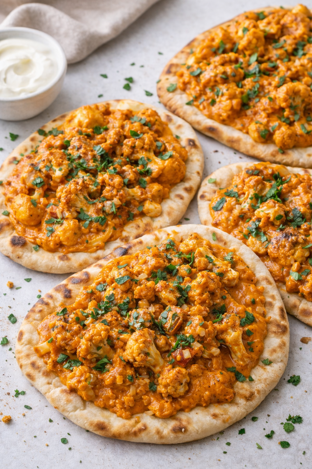 Butter Bloemkool Naan  image