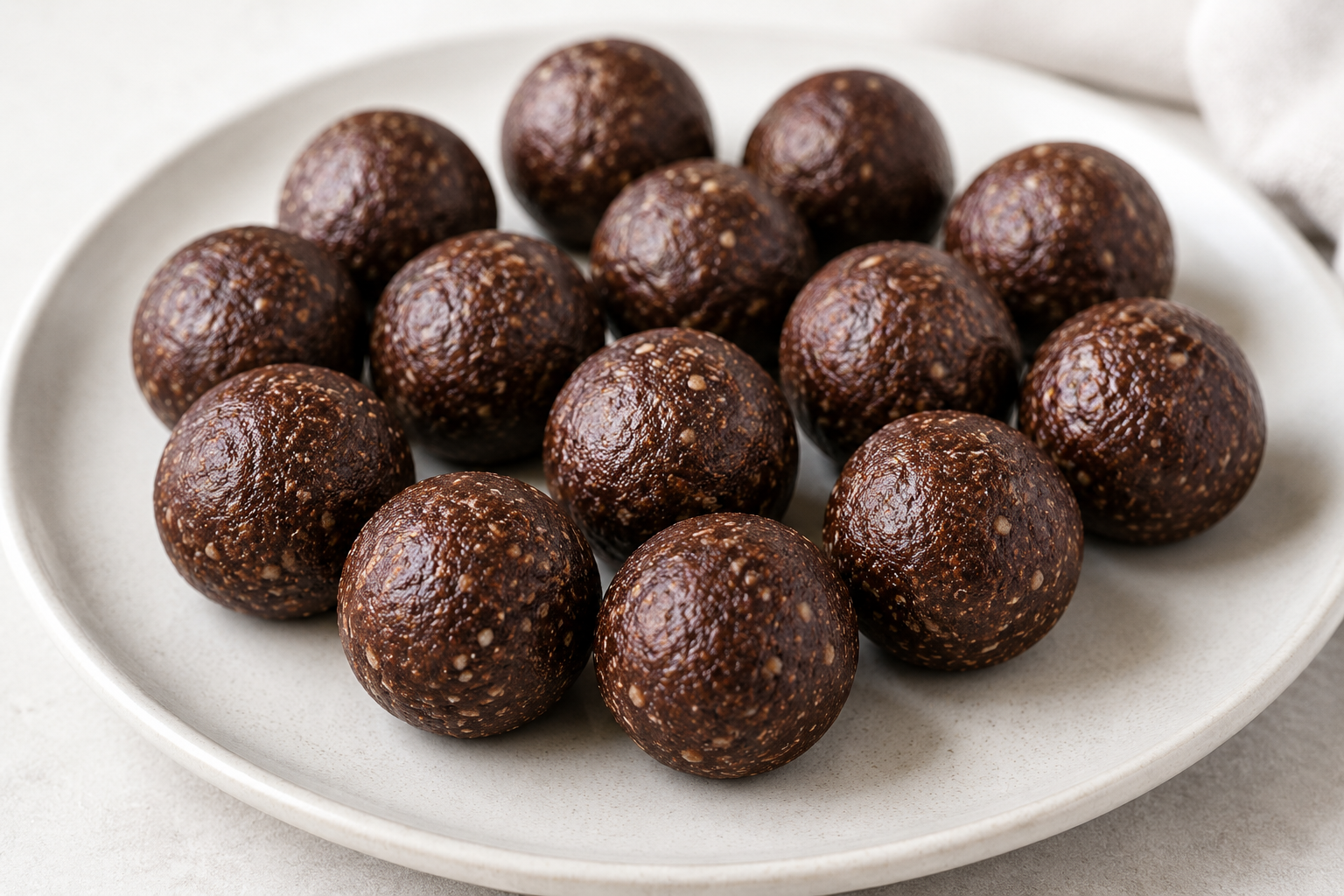 Hazelnoot-espresso energy balls  image